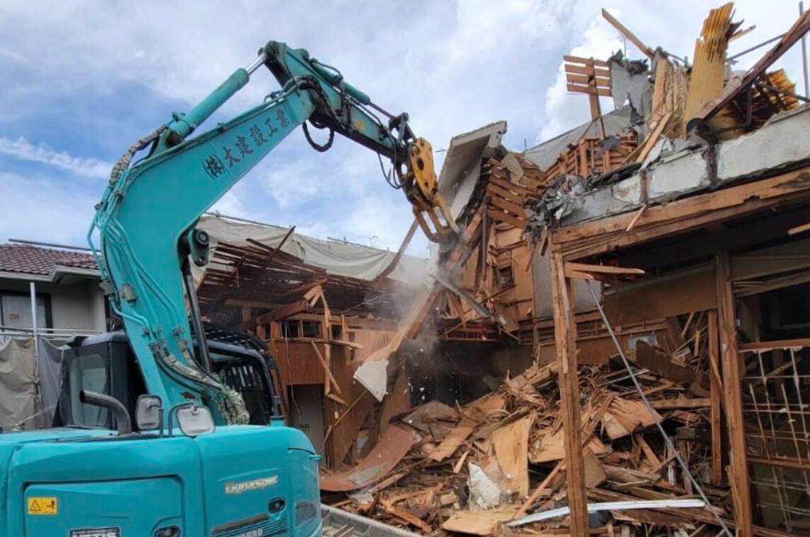 木造解体工事　大建設工業